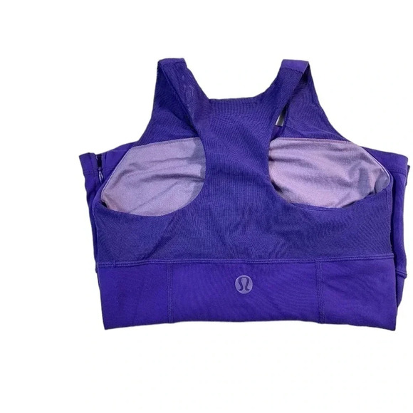 Lululemon Racer Back Purple Tank  Top Size 4 - Picture 7 of 7